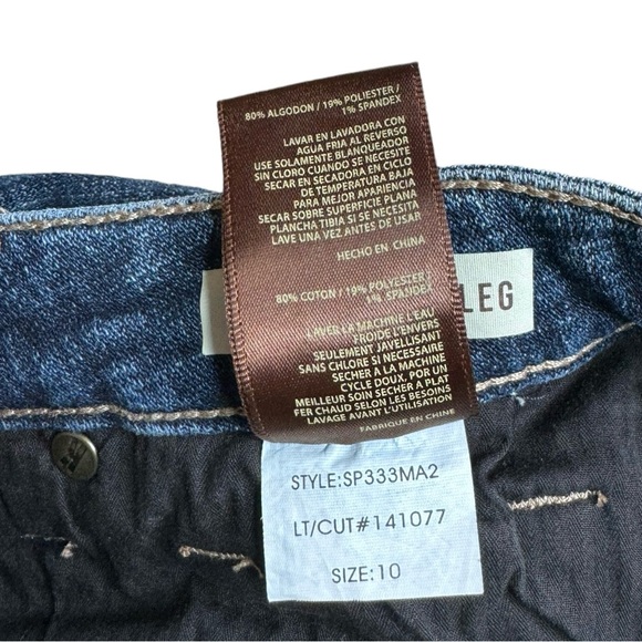 KUT From The Kloth Blue‎ Mid Rise Straight Leg Denim Jeans | Women’s Size 10 - Picture 8 of 12
